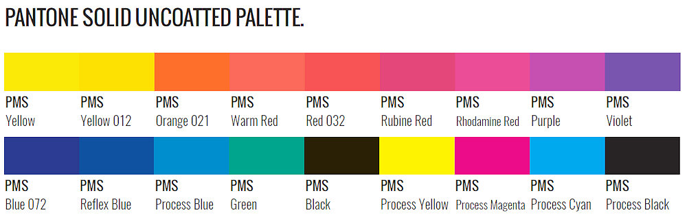 PMS Uncoated Colors